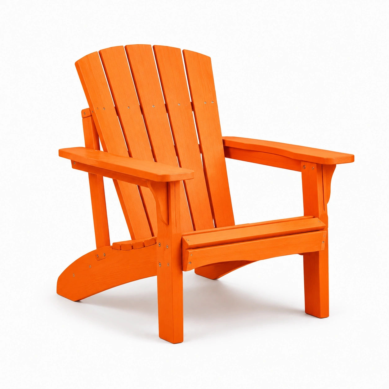 Adirondackstuhl Holz Orange
