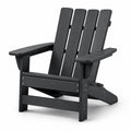 Adirondackstuhl Polyholz Schwarz