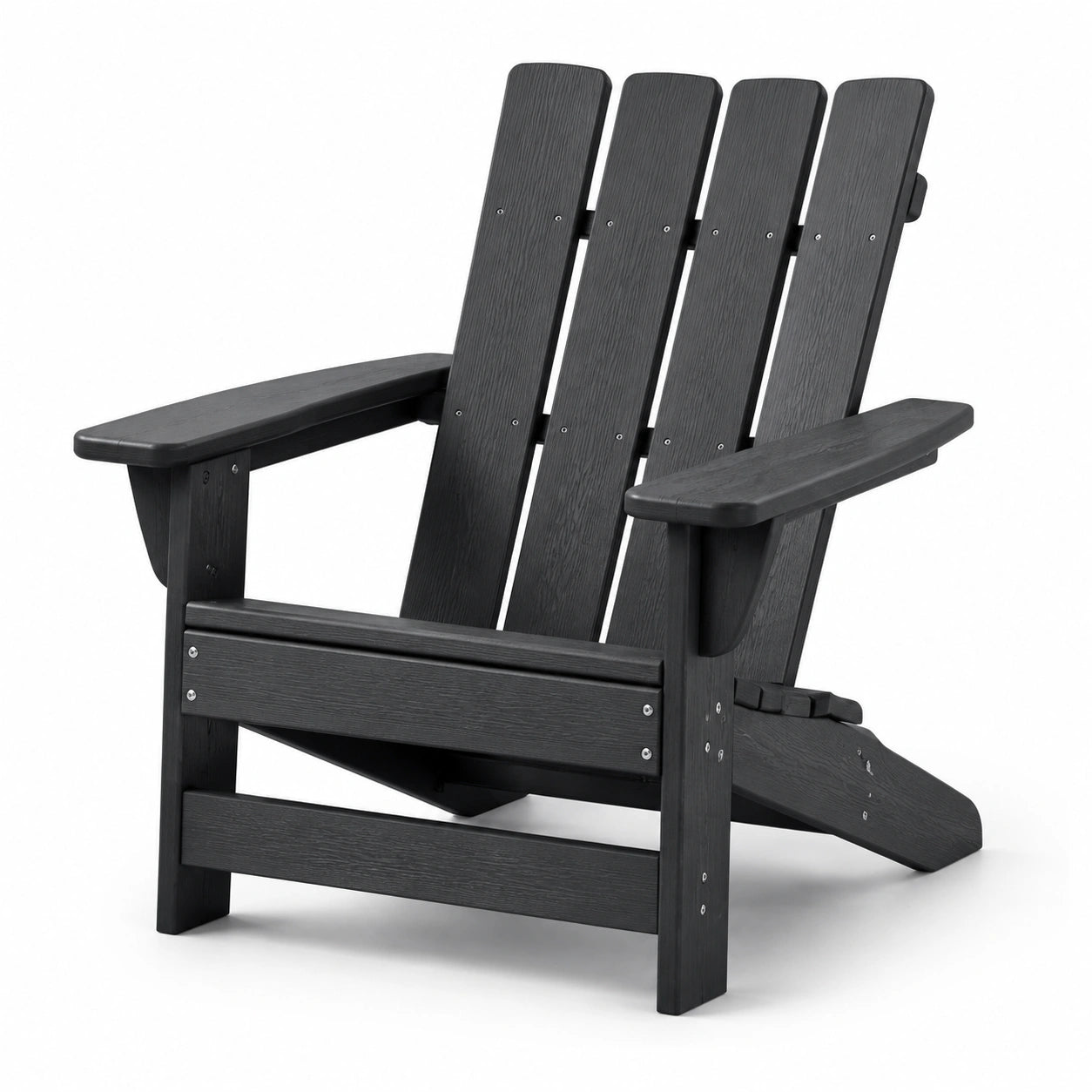 Adirondackstuhl Polyholz Schwarz
