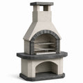 Garten Grillkamin aus Beton mit Edelstahlrosten