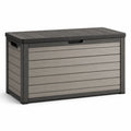 Gartenbox Kunststoff Polypropylen 120x50x60cm Dunkelgrau